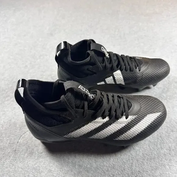 Adizero Impact Football Cleats and Gloves White/Black US Mens 8/Women's 9